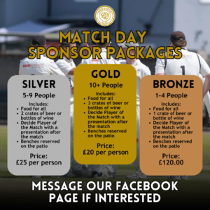 Match Sponsorship 2026